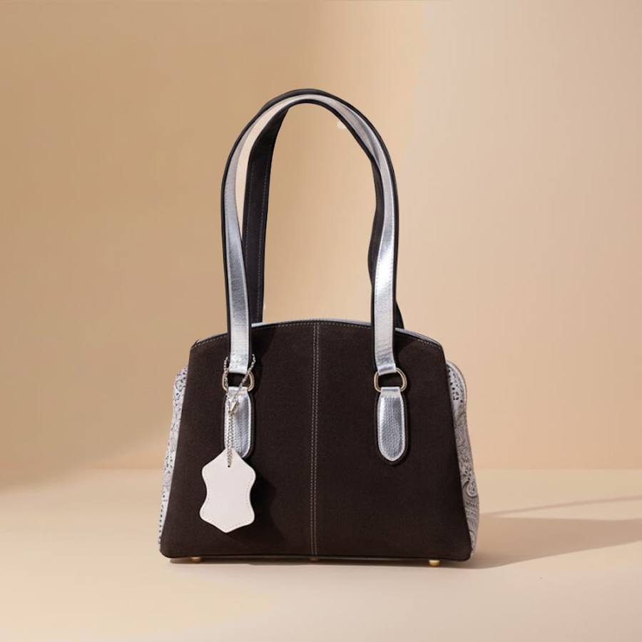 Silver-Loom Satchel