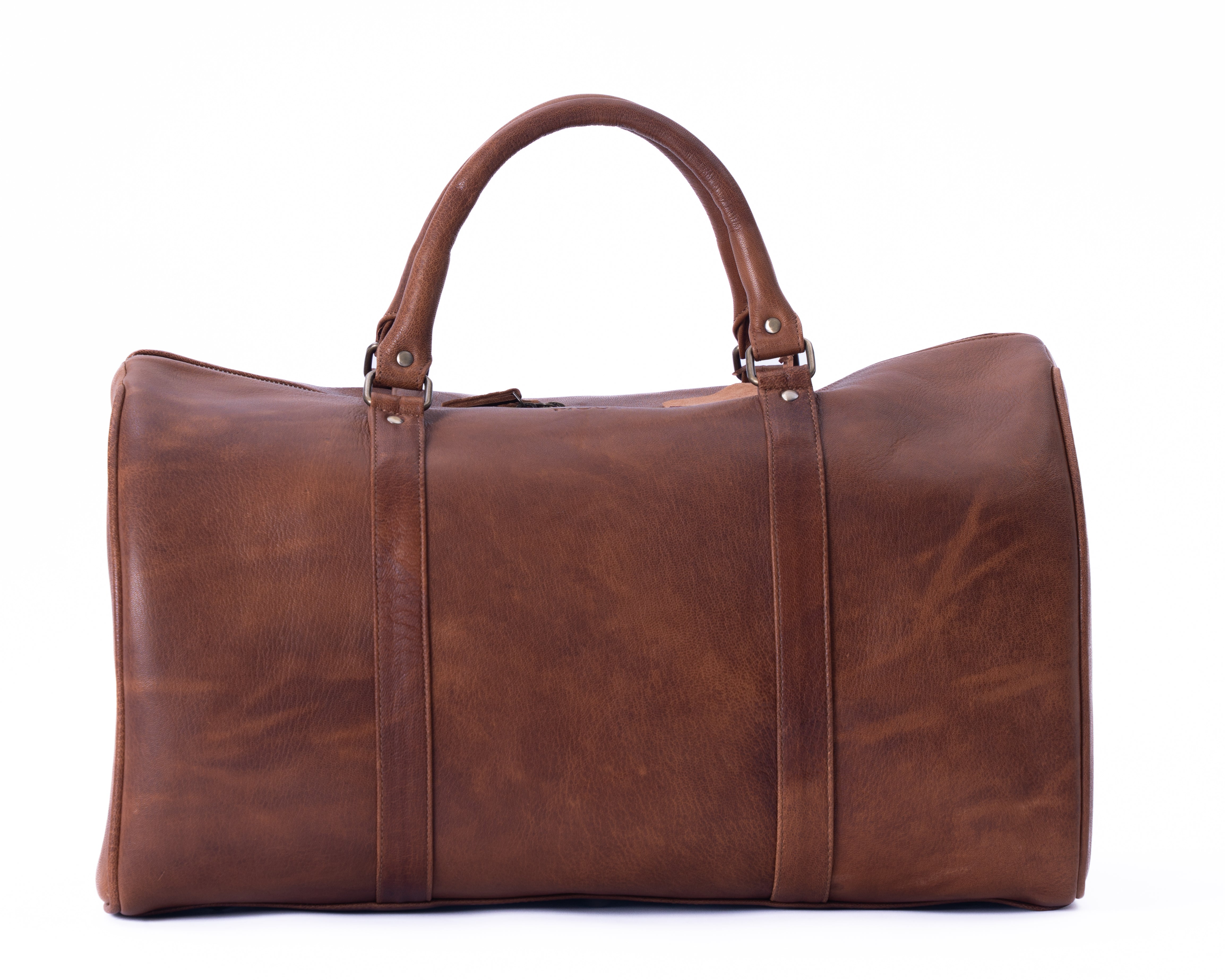 The Mosy Duffle Bag in premium full-grain leather