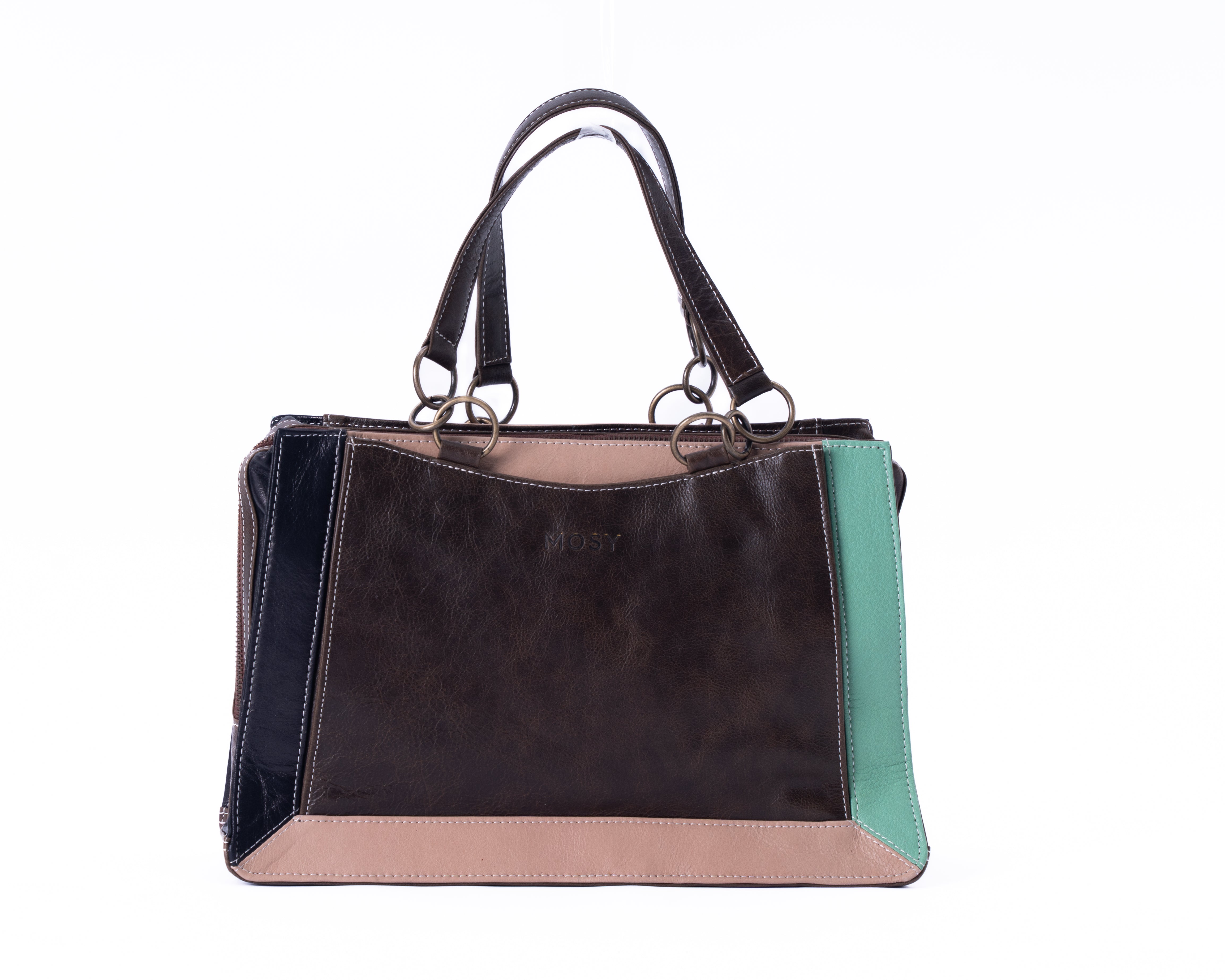 Palettegrain Leather Shoulder Bag in premium handcrafted leather