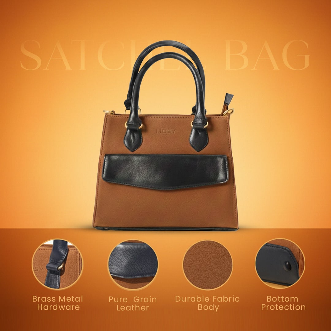 Clay-Stone Women’s Satchel Bag