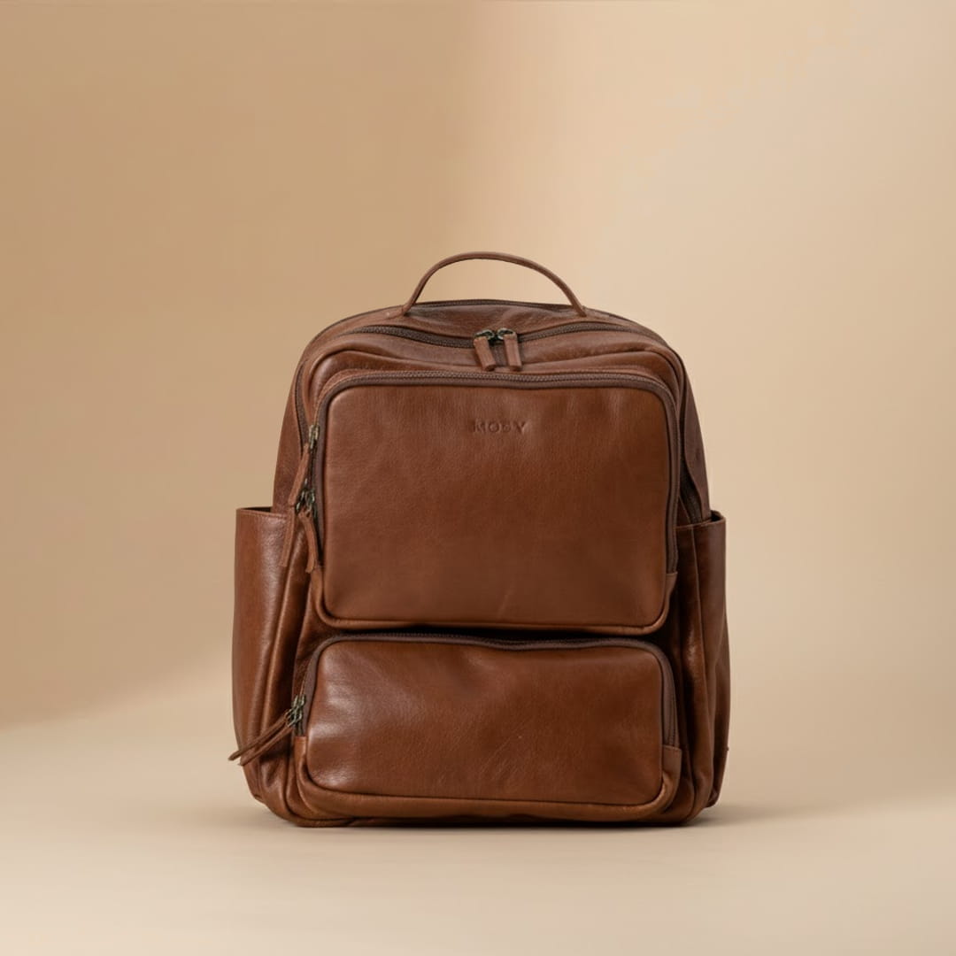 h*a様 MB American Vintage LEATHER OUTER Ｓ Archide Backpack: Handmade Full-Grain Leather Travel & Work ジャケット・アウター