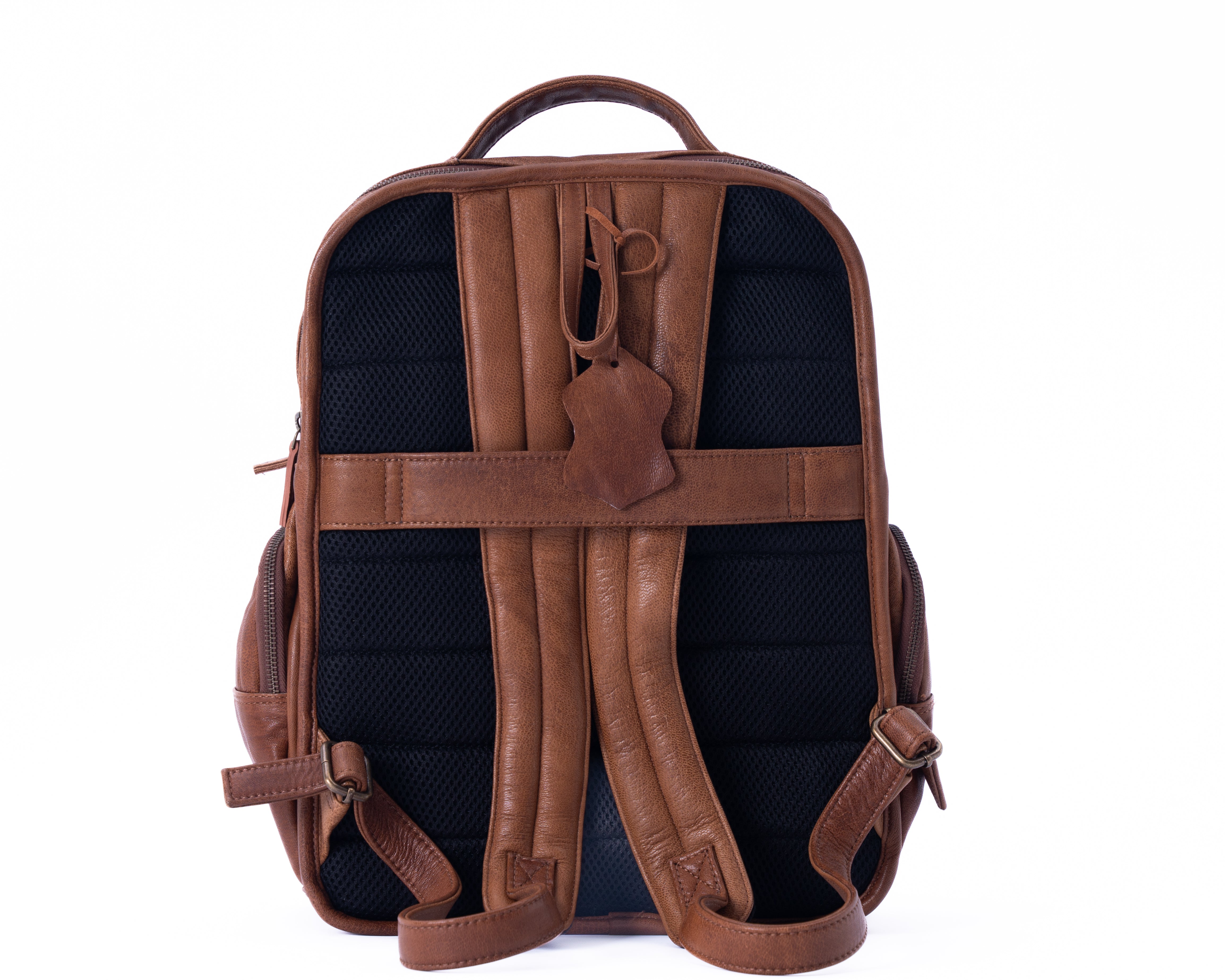 back panel and shoulder strap padding of vaulthide backpack