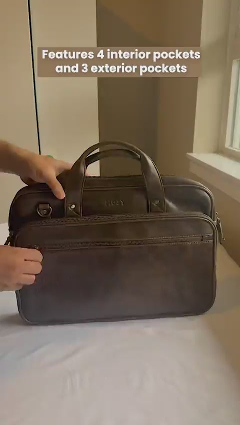 The Brown Garnet Briefcase