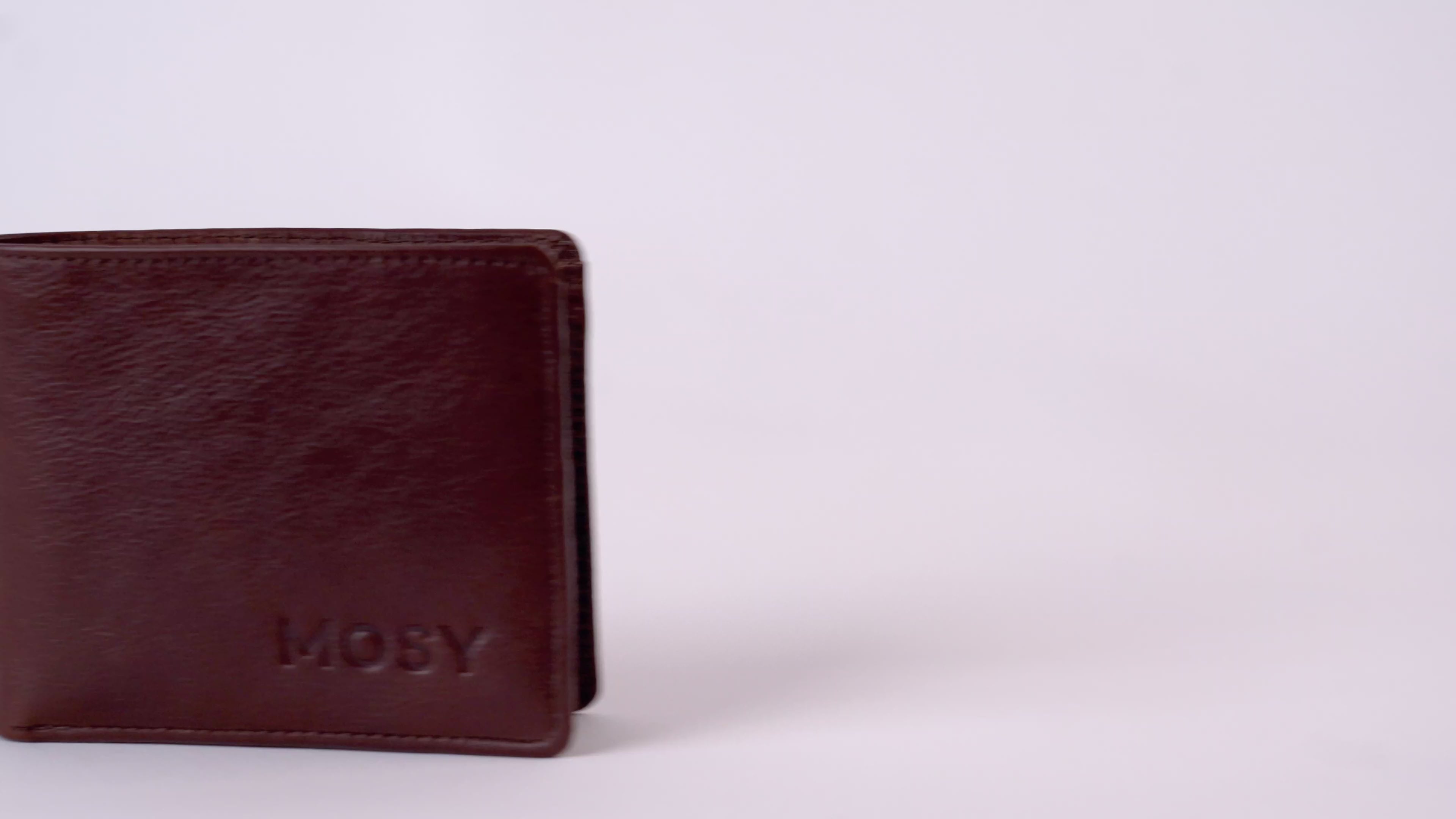 Video of trifold wallets for men