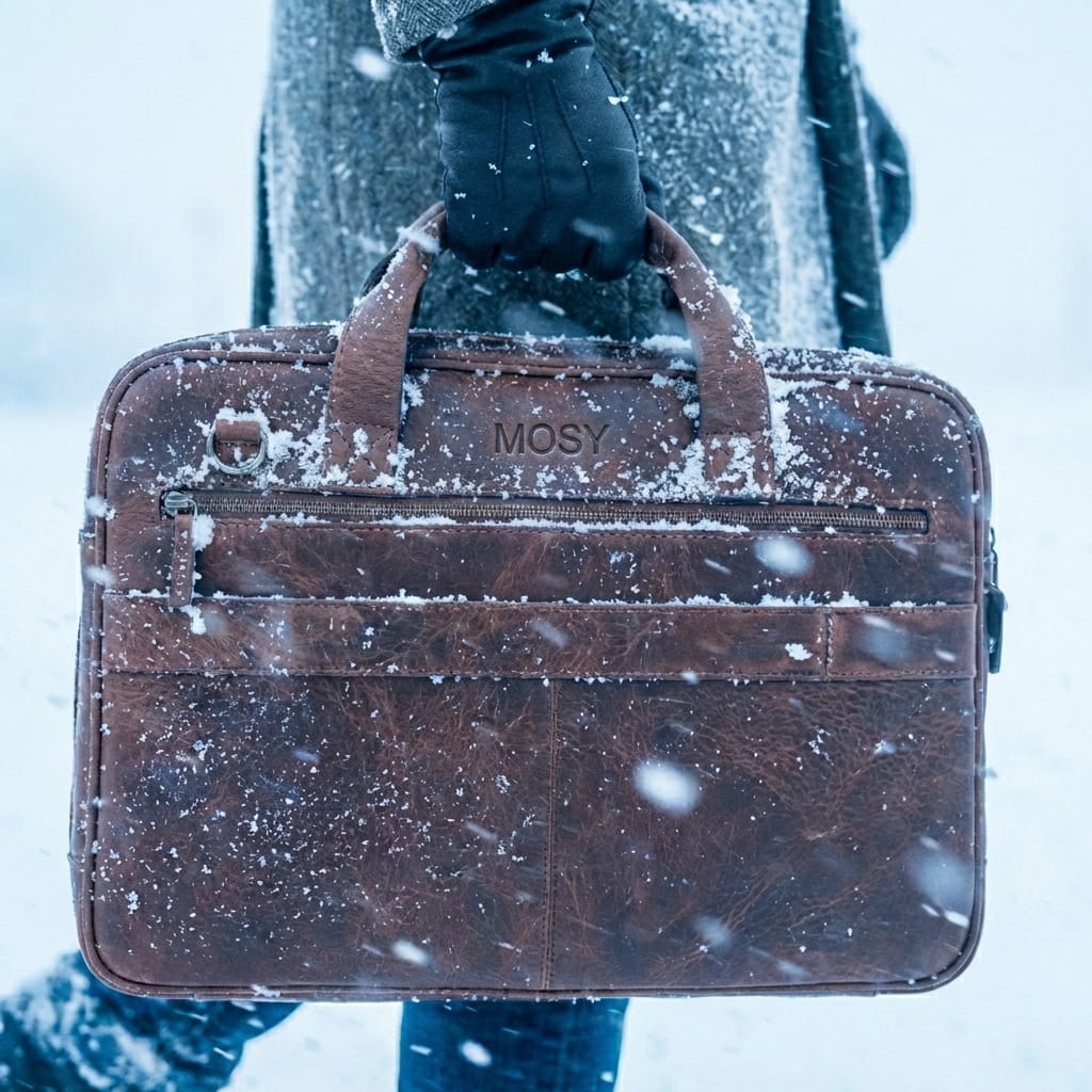 The Brown Garnet Briefcase