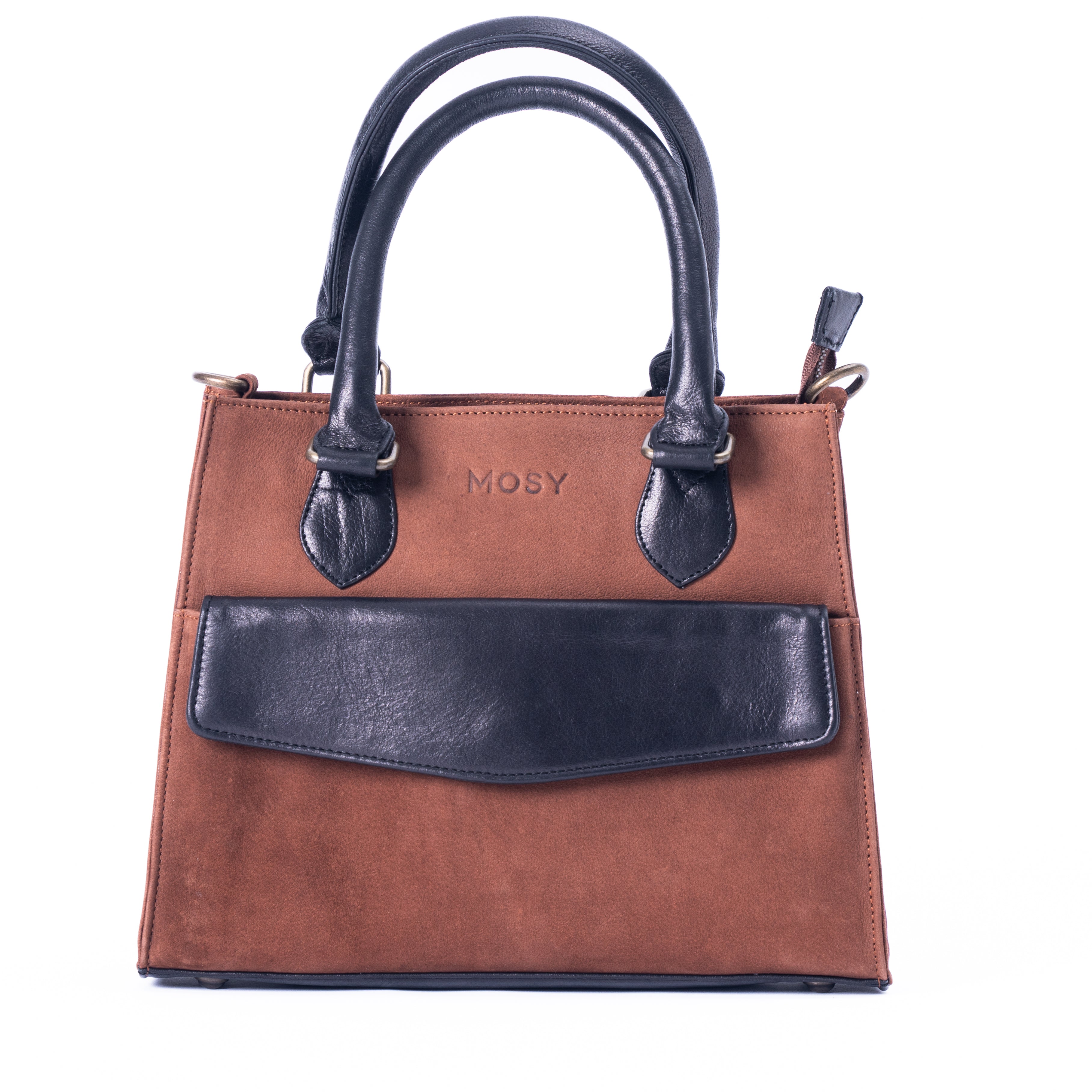 Clay-Stone women’s satchel bag in matte faux leather